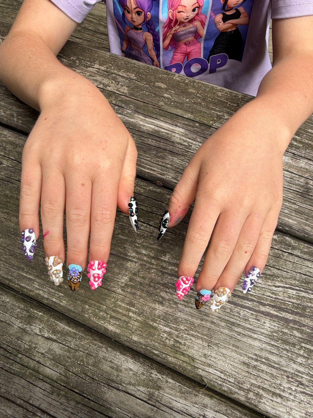 Custom Kids Nails