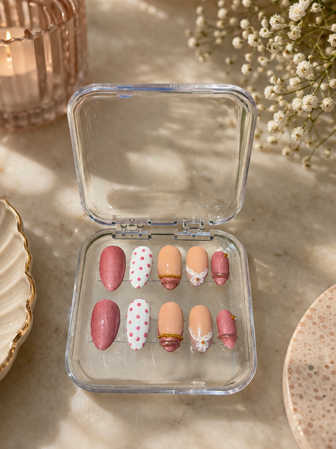 Pretty in pink set