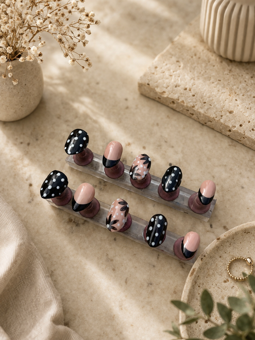Black French set
